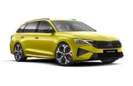Skoda Octavia Estate, 2026. Dragon Skin paint, front